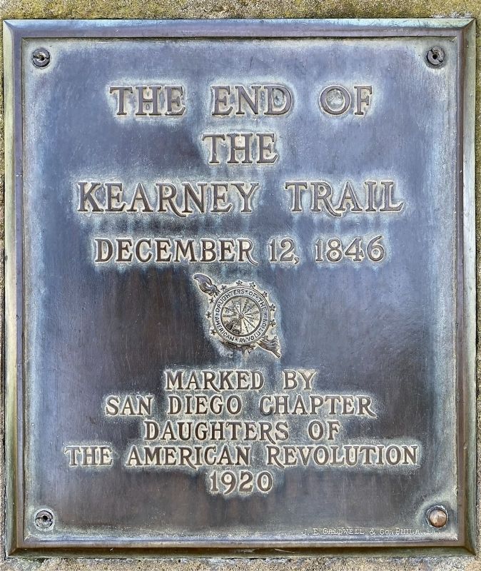Kearney Trail Marker. Click for full size. Kearney Trail Marker image. Click for full size.