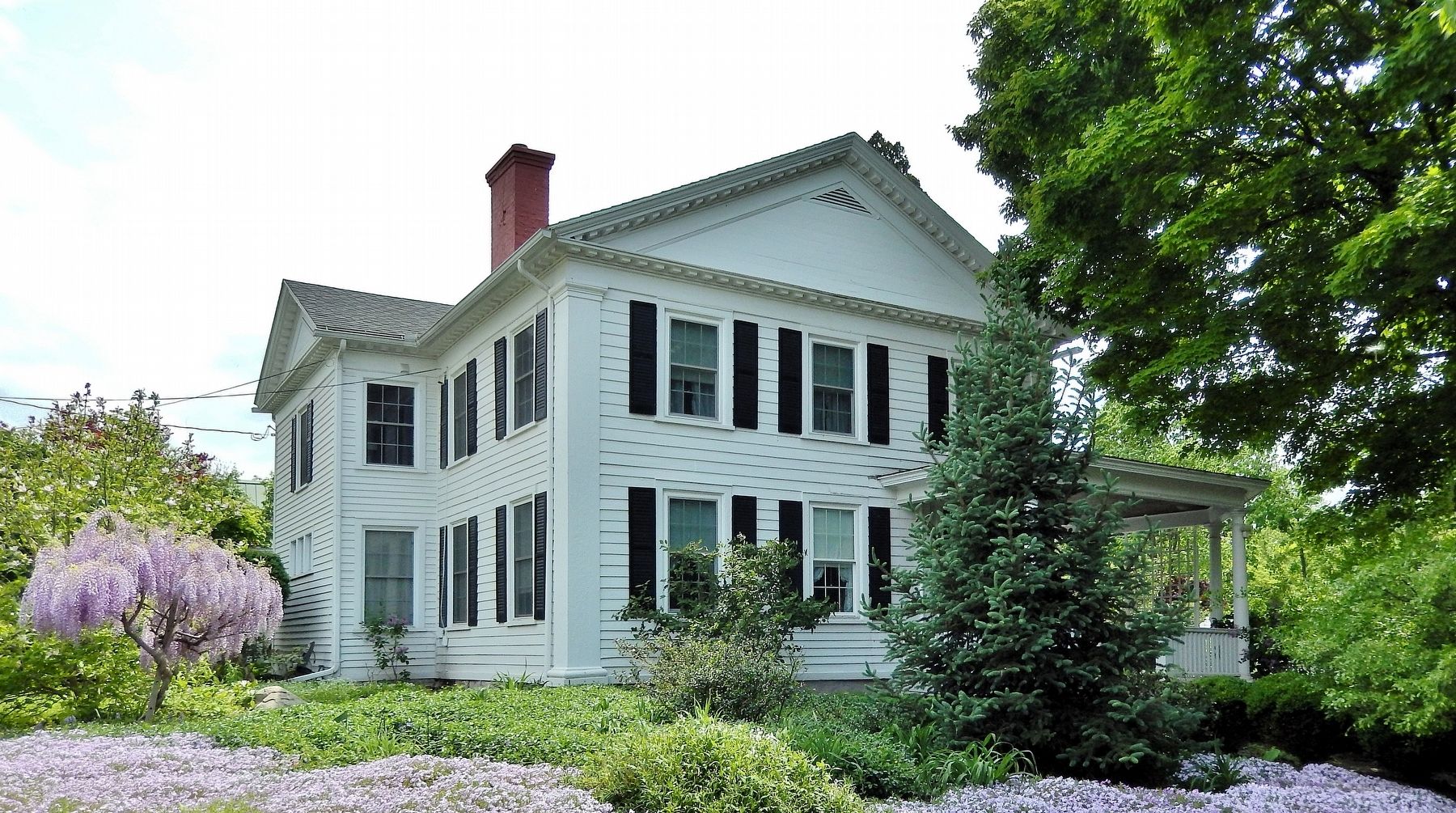 Samuel Fosdick Curtis House (<i>northeast elevation</i>). Click for full size. Samuel Fosdick Curtis House (<i>northeast elevation</i>) image. Click for full size.
