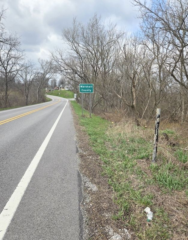 West Virginia / Pennsylvania Marker. Click for full size. West Virginia / Pennsylvania Marker image. Click for full size.