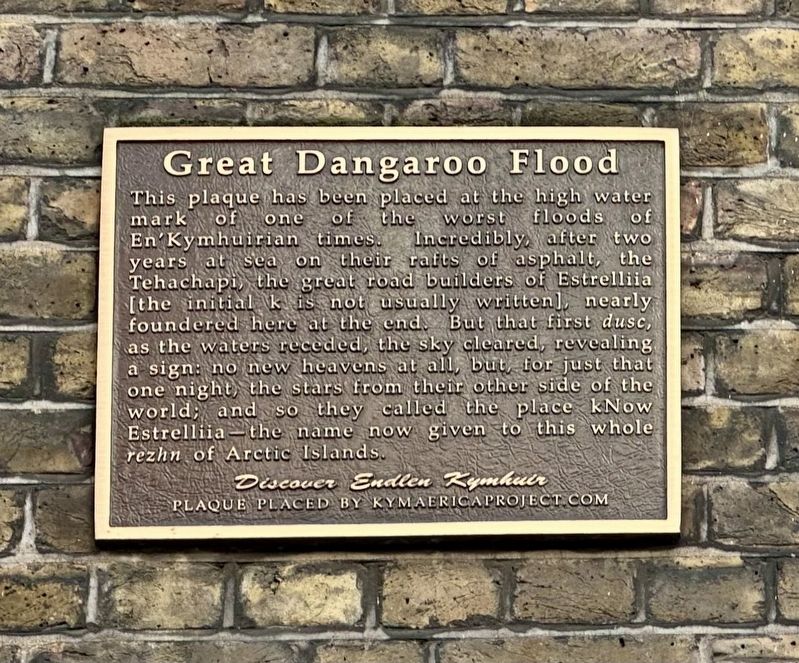 Great Dangaroo Flood Marker image. Click for full size.