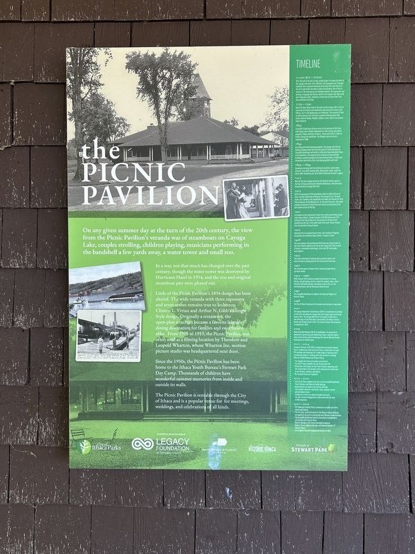 The Picnic Pavilion Marker. Click for full size. The Picnic Pavilion Marker image. Click for full size.