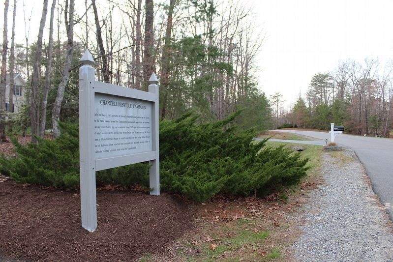 Chancellorsville Campaign Marker image. Click for full size.