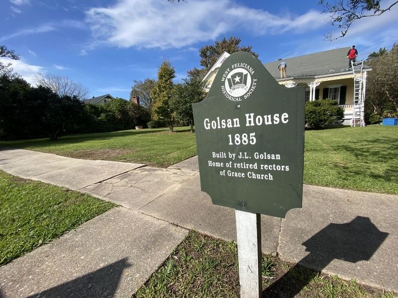 Golsan House Marker image. Click for full size.