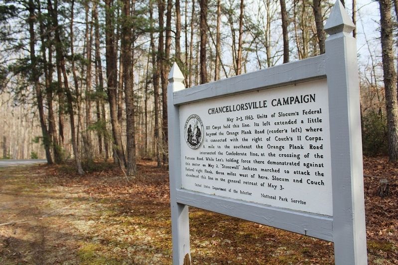 Chancellorsville Campaign Marker. Click for full size. Chancellorsville Campaign Marker image. Click for full size.