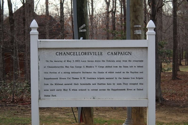 Chancellorsville Campaign Marker image. Click for full size.