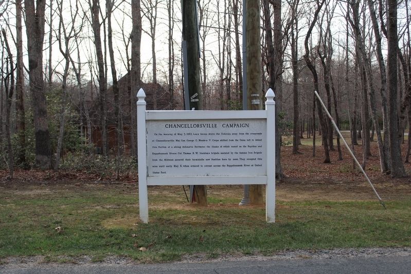 Chancellorsville Campaign Marker image. Click for full size.