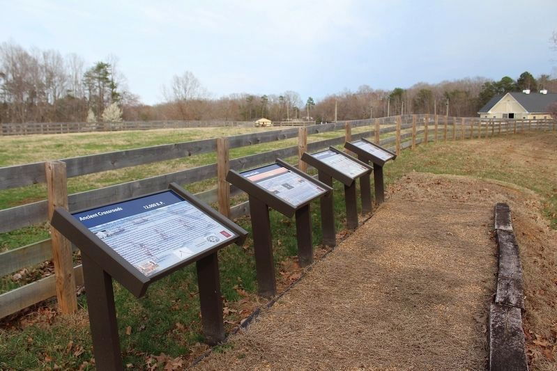 Several markers on the grounds of the wayside. Click for full size. Several markers on the grounds of the wayside image. Click for full size.