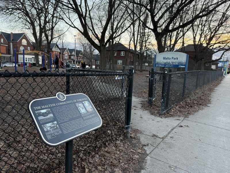 The Maltese Community of Toronto Marker image. Click for full size.