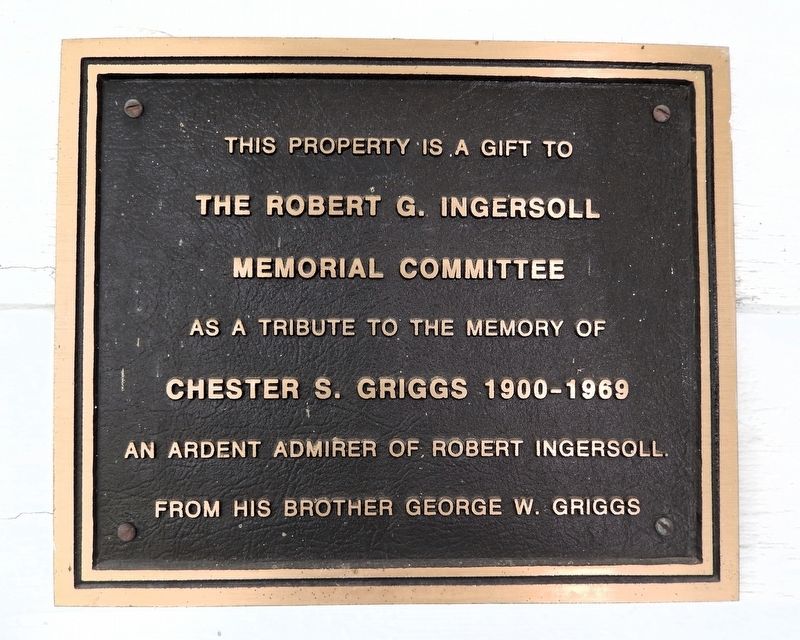 Chester S. Griggs Memorial. Click for full size. Chester S. Griggs Memorial image. Click for full size.