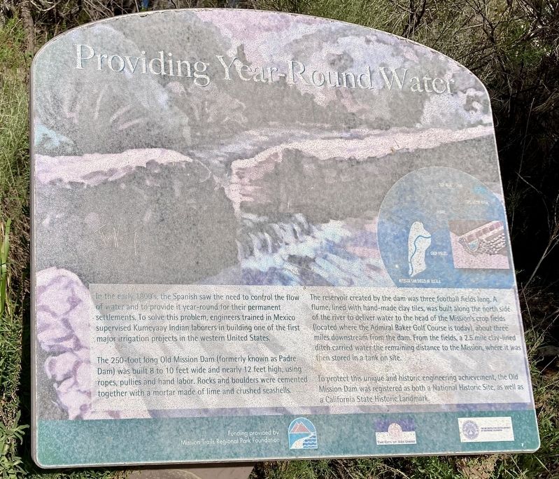 Providing Year-Round Water Marker. Click for full size. Providing Year-Round Water Marker image. Click for full size.