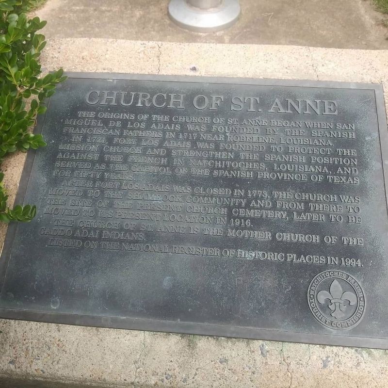 Church of St. Anne Marker. Click for full size. Church of St. Anne Marker image. Click for full size.