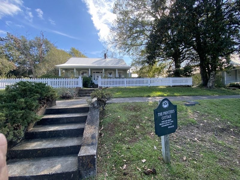 The Printers Cottage Marker. Click for full size. The Printers Cottage Marker image. Click for full size.