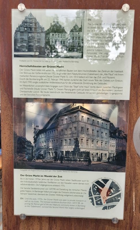 Herrschaftsbauten am Grünen Markt / Aristocratic buildings at the Green Market Marker. Click for full size. Herrschaftsbauten am Grünen Markt / Aristocratic buildings at the Green Market Marker image. Click for full size.