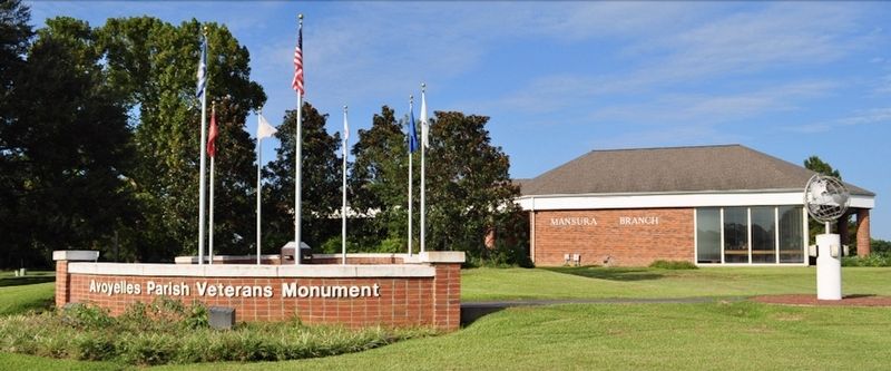 Avoyelles Parish Veterans Memorial Marker. Click for full size. Avoyelles Parish Veterans Memorial Marker image. Click for full size.