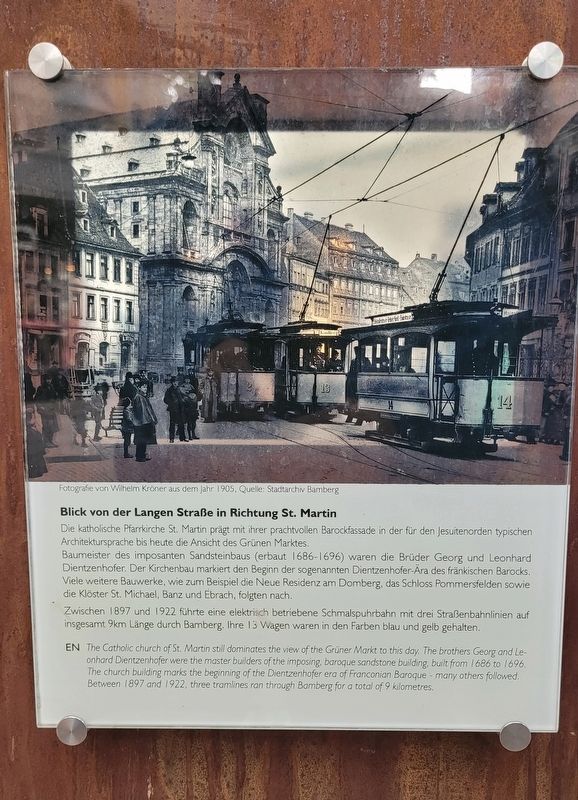 Blick von der Langen Straße in Richtung St. Martin / View from Lange Straße toward St. Martin Marker. Click for full size. Blick von der Langen Straße in Richtung St. Martin / View from Lange Straße toward St. Martin Marker image. Click for full size.