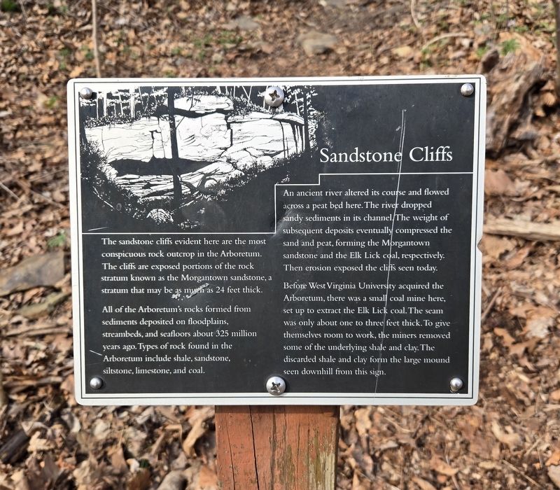 Sandstone Cliffs Marker. Click for full size. Sandstone Cliffs Marker image. Click for full size.
