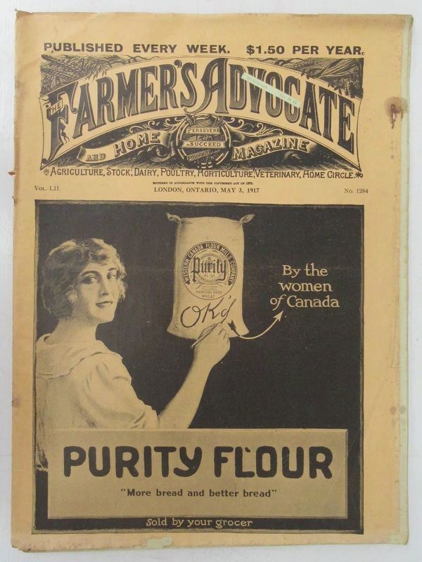 Example of the The Farmer�s Advocate from 1917 image. Click for full size.
