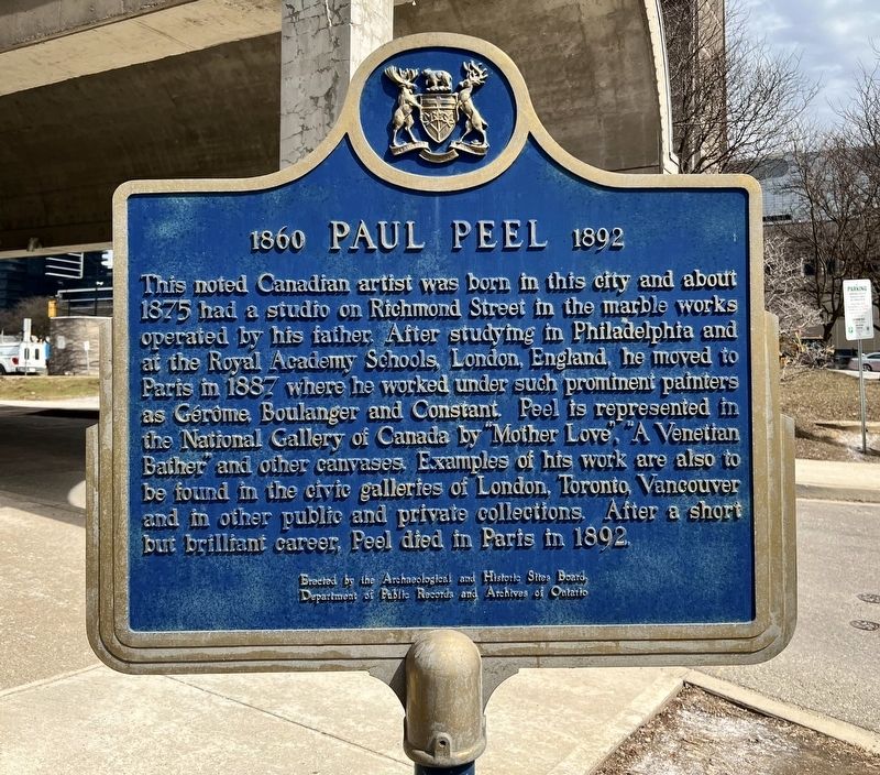Paul Peel Marker image. Click for full size.