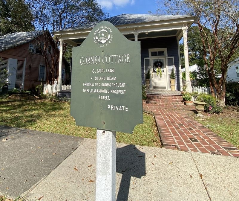 Corner Cottage Marker. Click for full size. Corner Cottage Marker image. Click for full size.
