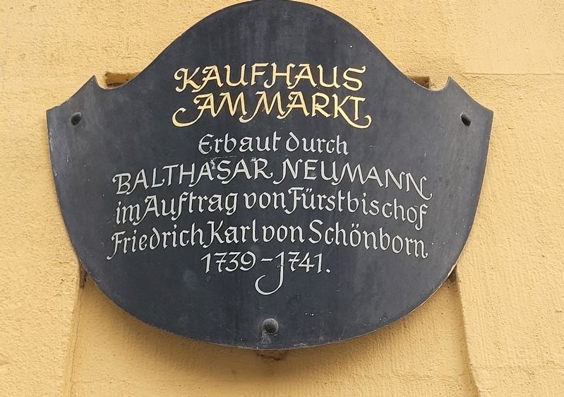 Kaufhaus am Markt / Department Store at the Market Marker image. Click for full size.