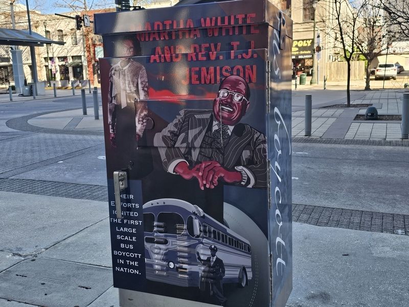 Pioneers of the Bus Boycott Marker image. Click for full size.