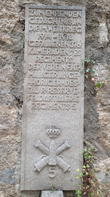 Zum Gedenken an die Gefallenen / In Memory of the Fallen Marker image. Click for full size.