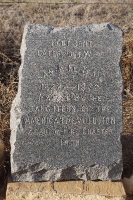 Fort Bent Marker. Click for full size. Fort Bent Marker image. Click for full size.