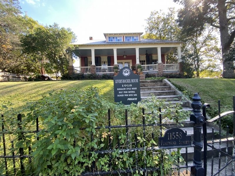 Levert-Bockel House Marker. Click for full size. Levert-Bockel House Marker image. Click for full size.