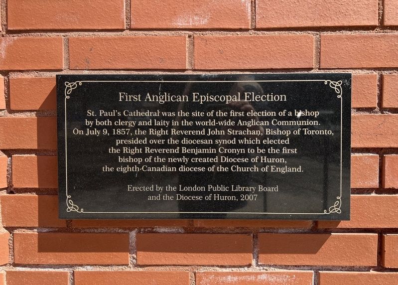 First Anglican Episcopal Election Marker image. Click for full size.
