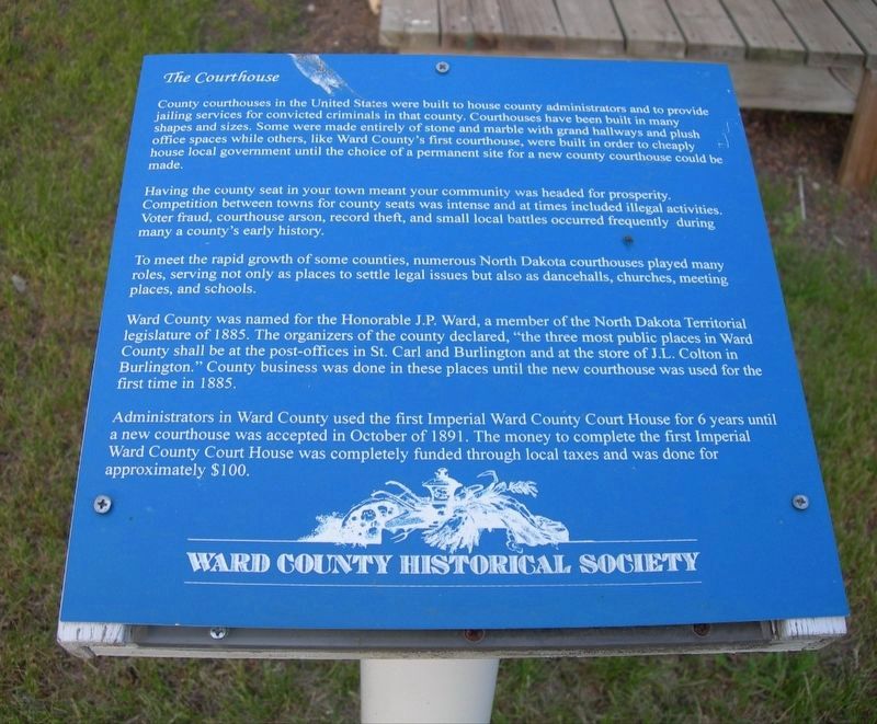 The Courthouse Marker. Click for full size. The Courthouse Marker image. Click for full size.
