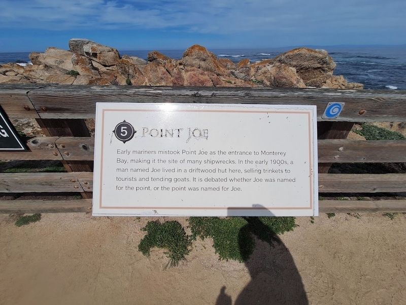 Point Joe Marker. Click for full size. Point Joe Marker image. Click for full size.