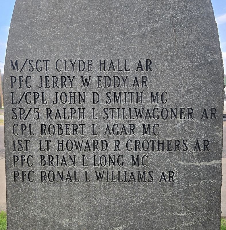 Wetzel County Vietnam Memorial. Click for full size. Wetzel County Vietnam Memorial image. Click for full size.