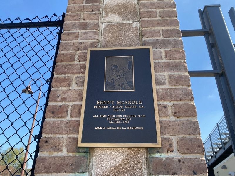 Benny McArdle Marker. Click for full size. Benny McArdle Marker image. Click for full size.