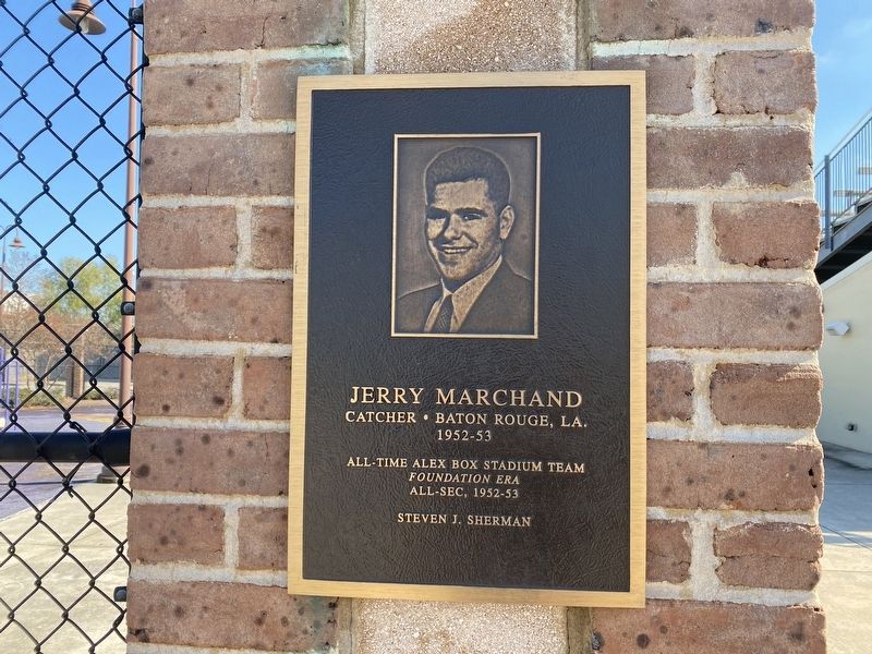 Jerry Marchand Marker. Click for full size. Jerry Marchand Marker image. Click for full size.