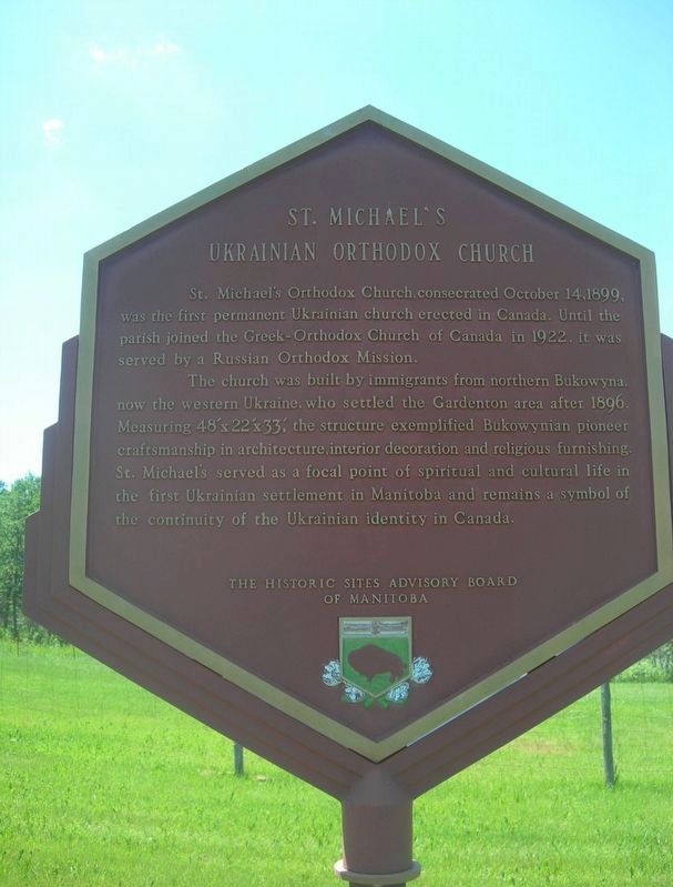 St Michael's Ukrainian Orthodox Church Marker. Click for full size. St Michael's Ukrainian Orthodox Church Marker image. Click for full size.
