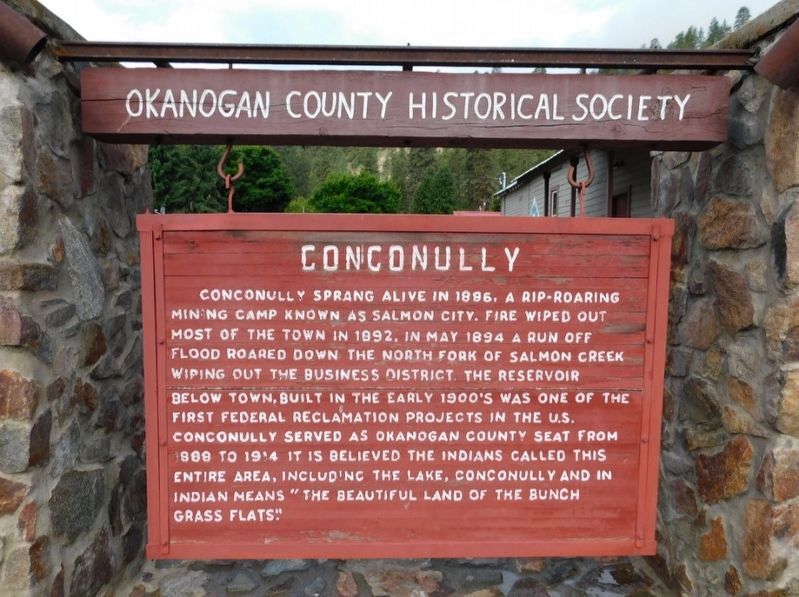 Conconully Marker. Click for full size. Conconully Marker image. Click for full size.