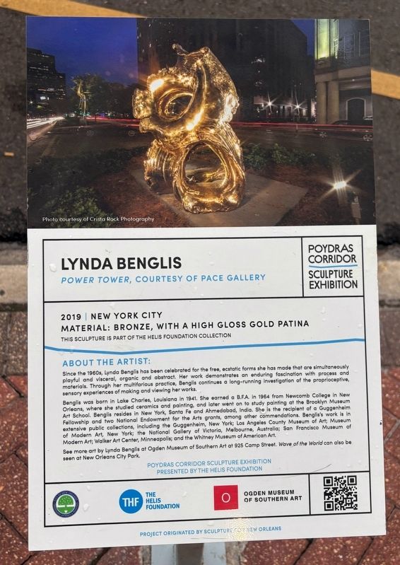 Lynda Benglis Marker image. Click for full size.