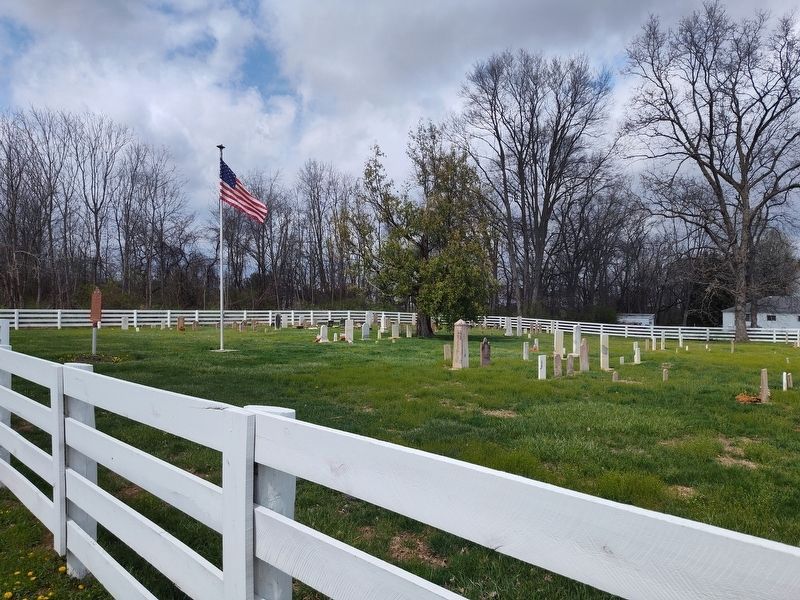 New fence at Wagnor Cemetery. Click for full size. New fence at Wagnor Cemetery image. Click for full size.