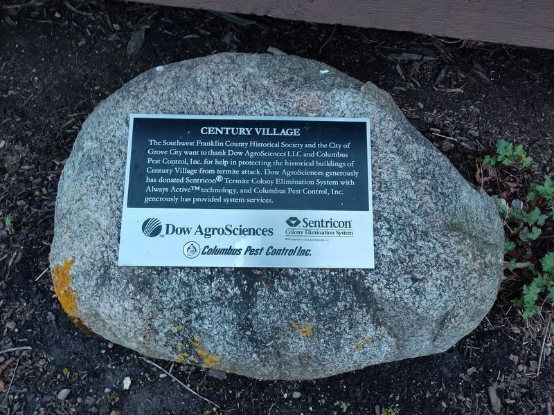 Century Village Plaque image. Click for full size.