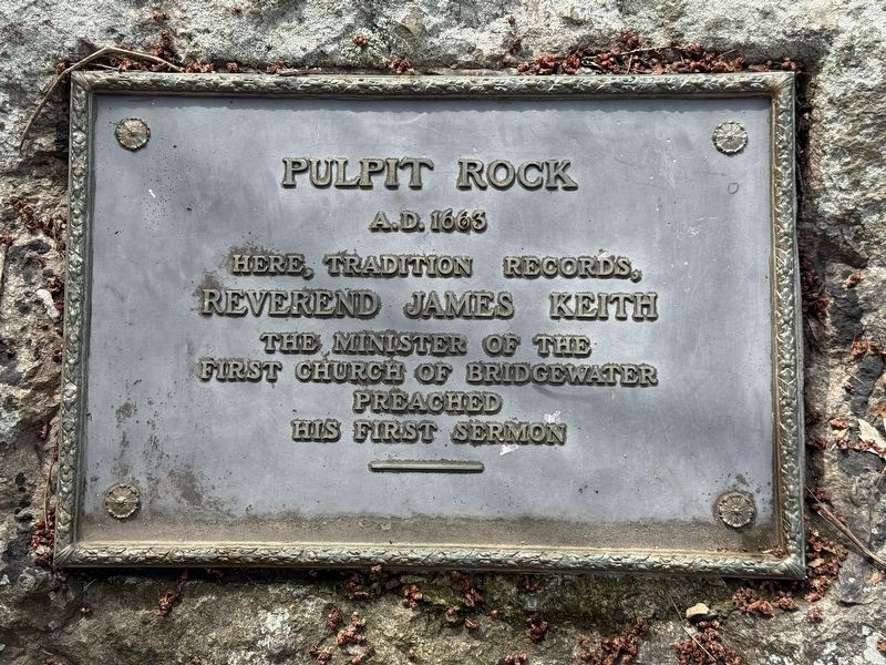 Pulpit Rock Marker. Click for full size. Pulpit Rock Marker image. Click for full size.