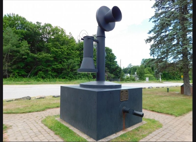 Bryant Pond Telephone Company Marker. Click for full size. Bryant Pond Telephone Company Marker image. Click for full size.