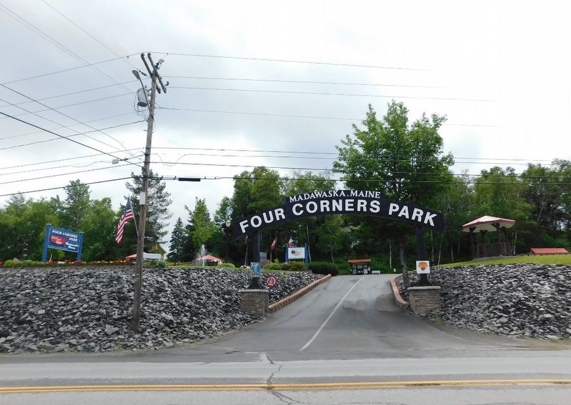 Madawaska Four Corners Park. Click for full size. Madawaska Four Corners Park image. Click for full size.