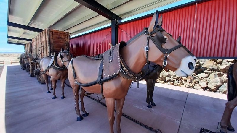 Twenty-Mule Team Borax Wagons image. Click for full size.