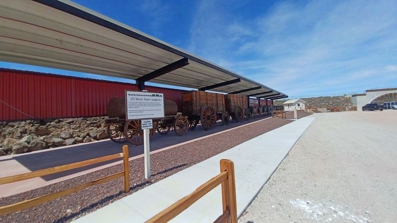 Twenty Mule Team Marker. Click for full size. Twenty Mule Team Marker image. Click for full size.