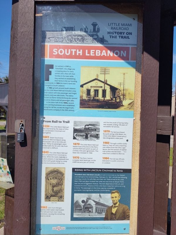 South Lebanon Marker. Click for full size. South Lebanon Marker image. Click for full size.