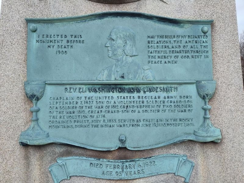 Rev.Eli Washington John Lindesmith Marker. Click for full size. Rev.Eli Washington John Lindesmith Marker image. Click for full size.