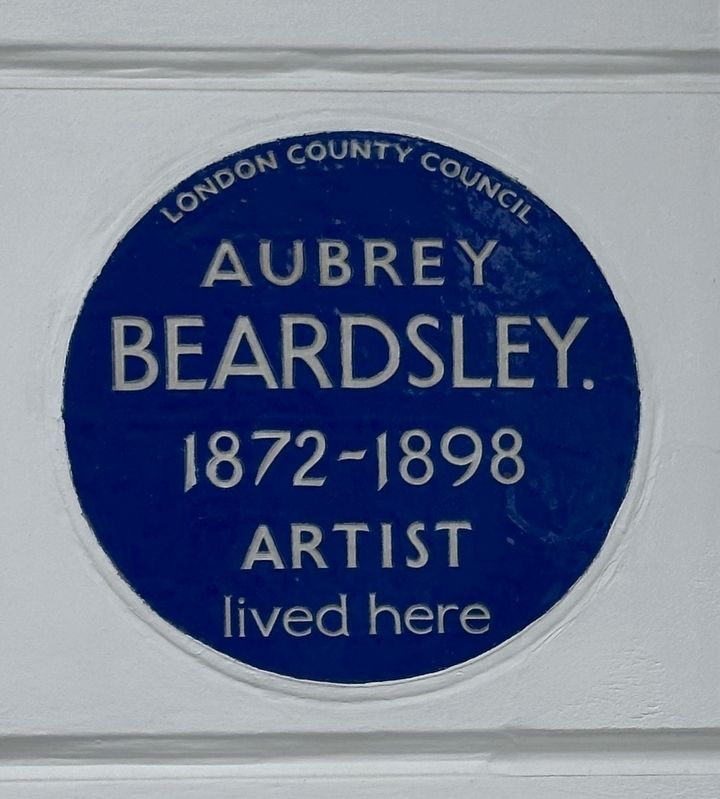 Aubrey Beardsley Marker. Click for full size. Aubrey Beardsley Marker image. Click for full size.