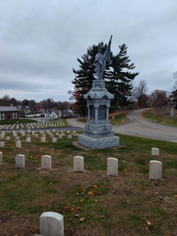 East Liverpool Civil War Memorial Marker. Click for full size. East Liverpool Civil War Memorial Marker image. Click for full size.