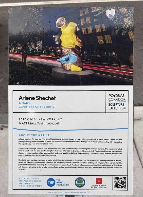 Arlene Shechet Marker. Click for full size. Arlene Shechet Marker image. Click for full size.