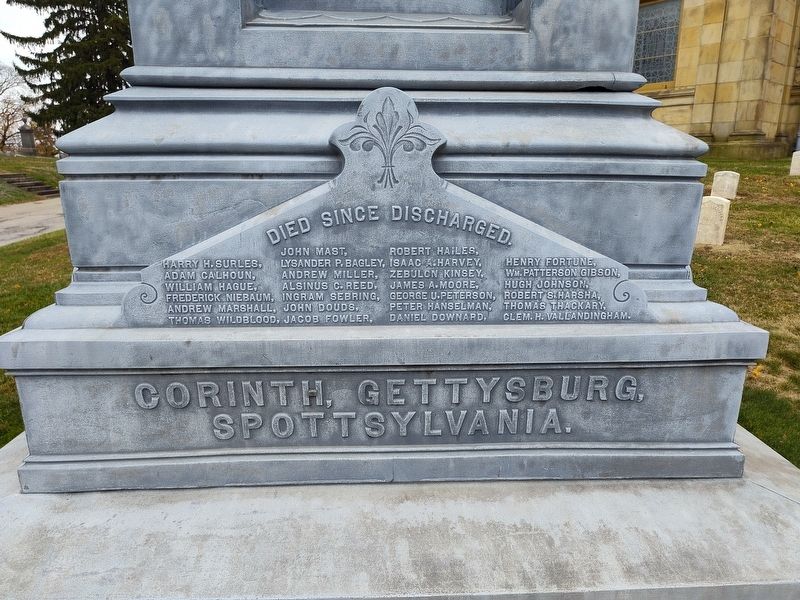 East Liverpool Civil War Memorial. Click for full size. East Liverpool Civil War Memorial image. Click for full size.